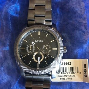 Men’s Fossil watch.  New with tag.